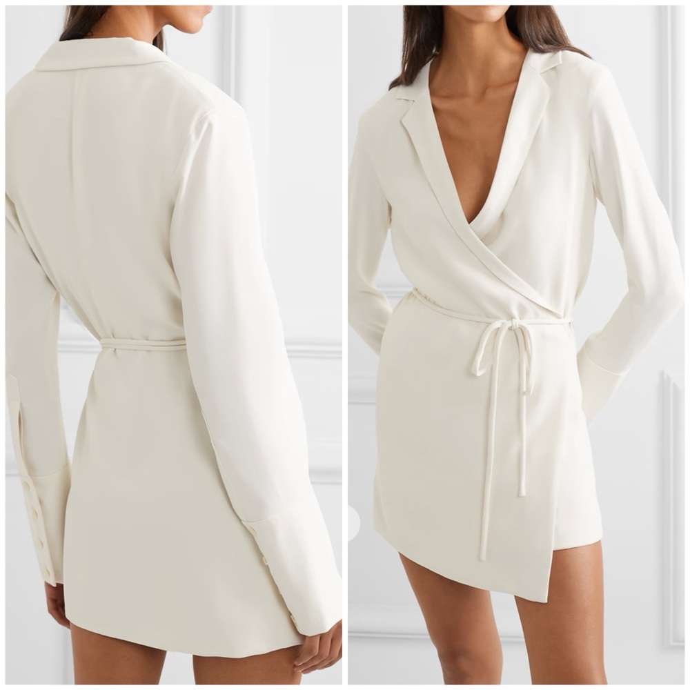 Orseund Iris boxy wrap dress NWT